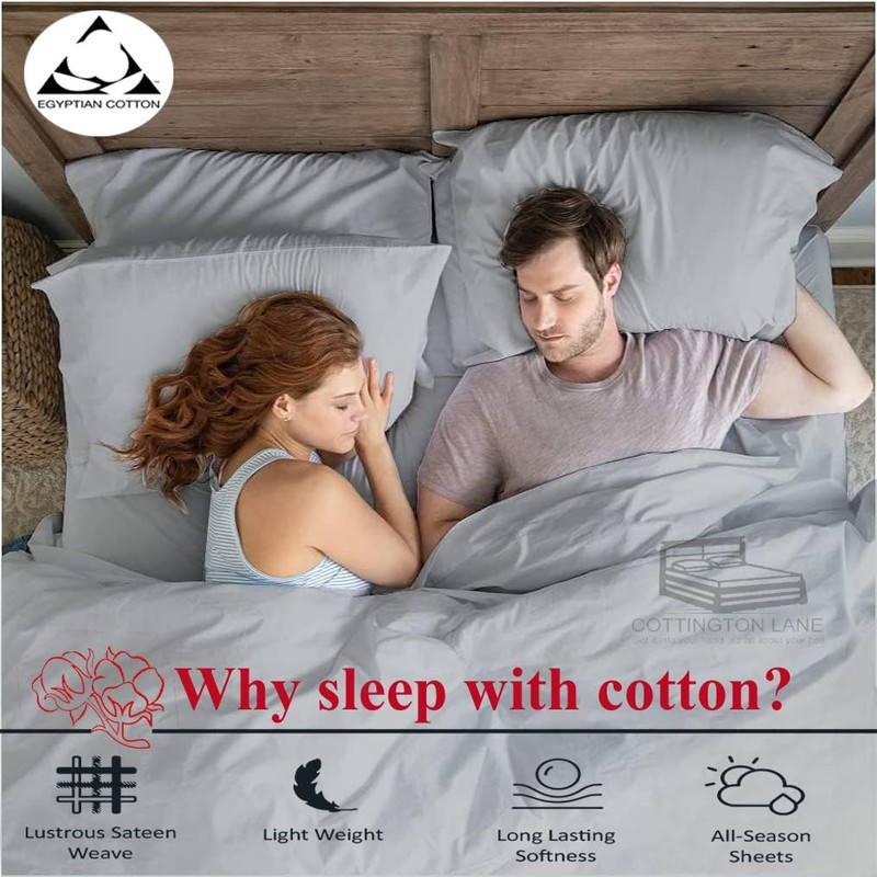 Split Head Flex King Sheets Sets for Adjustable Beds-Split Head