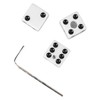 3PCS Guitar Volume Control Knobs Dice Shape Speed Control Knobs
