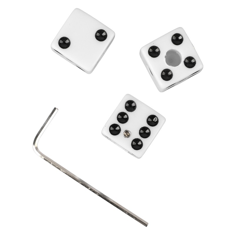 3PCS Guitar Volume Control Knobs Dice Shape Speed Control Knobs