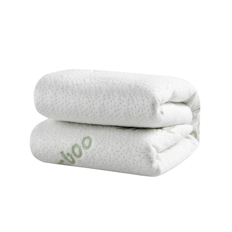 Dreamaker Twin Pack Bamboo Knitted Waterproof Pillow Protector, Naturally Anti-Microbial
