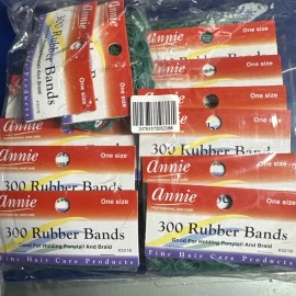 ANNIE 300 rubber band pack ponytail X 12 Pls