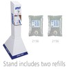 Purell Quick Floor Stand Kit, Push-Style Corrugated Floor Stand and