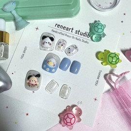 [Are] Paddy emboss art 3 types handmade nail tip Reneart tag 1 / [아르] 패디엠보아트3종 수제네일팁 르네아르택1