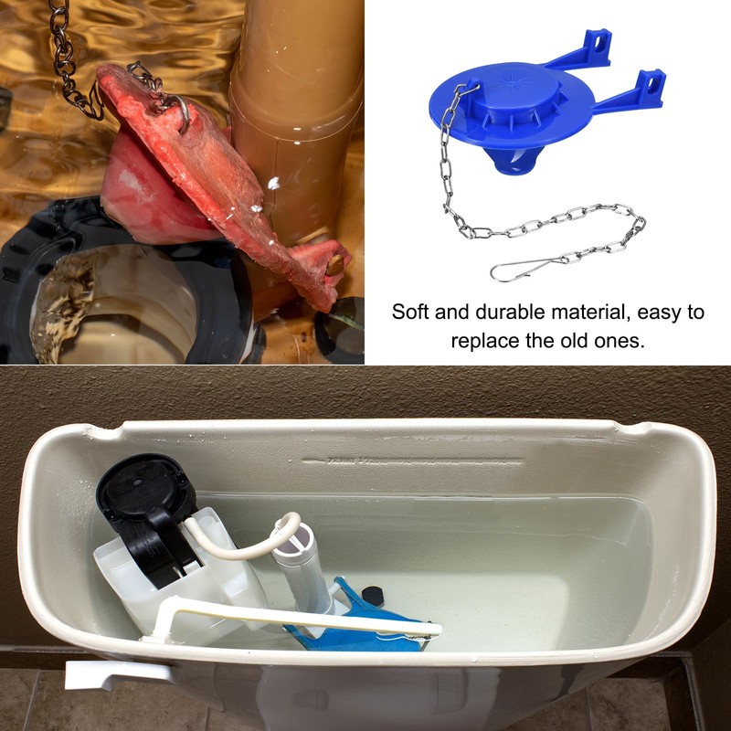sourcing map 2 Inch Toilet Flapper Replacement Universal Toilet Flapper