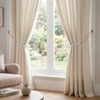 Pink Pearl Curtain Tie Backs, Curtain Tie Backs with Bead,