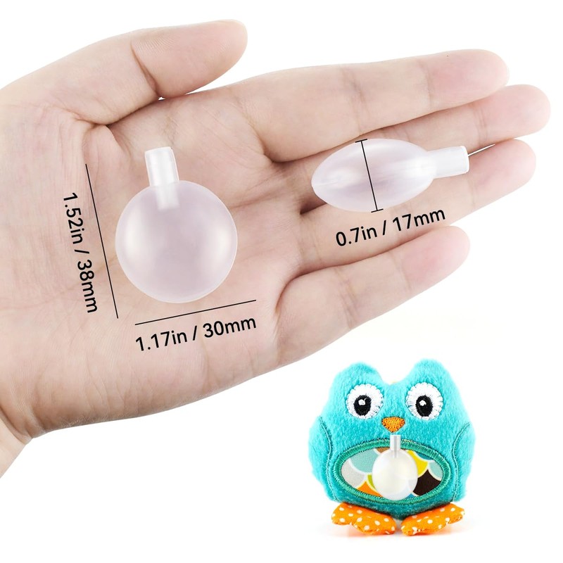 yuntop 50pcs Squeakers for Dog Toys, 30 mm Noise Maker