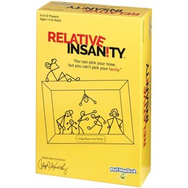 PlayMonster Relative Insanity Party Game About Crazy Relatives -- Made & Played by Comedian Jeff Foxworthy!