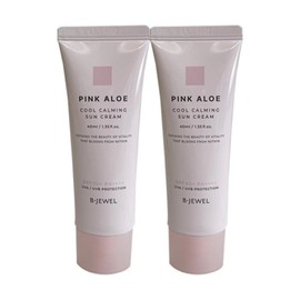 Visual Pink Aloe Cool Calming Sun Cream 40ml (SPF50+) 2 Pieces / Circle / 비주얼 핑크 알로에 쿨카밍 선크림 40ml(SPF50+) 2개  써클
