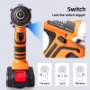 DONWELL 21V Li-Ion Electric Drill Dual Speed Multifunction 2 Speed