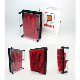 【Large -PIN ART】Easy! Fun! Fun! Practical 3D Hand Model 3D Hand Carving for Creative Kids! Choose from 8 Colors (Sky Blue)