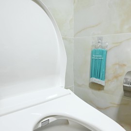 Kevinrooty 50PCS Disposable Crevice Cleaning Brush Kit, Disposable Toilet Brush, Window Sill, Keyboard, Car AC Cleaner (Blue)