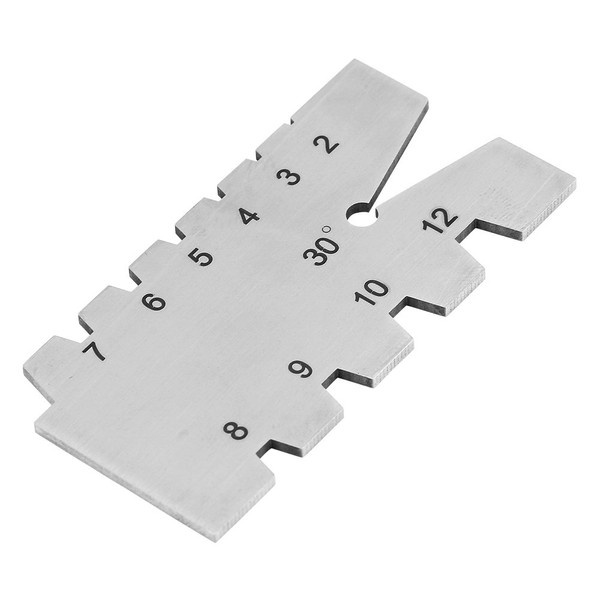 30 Degree Thread Gauge, Stainless Steel Screw Thread Gauge, Measuring