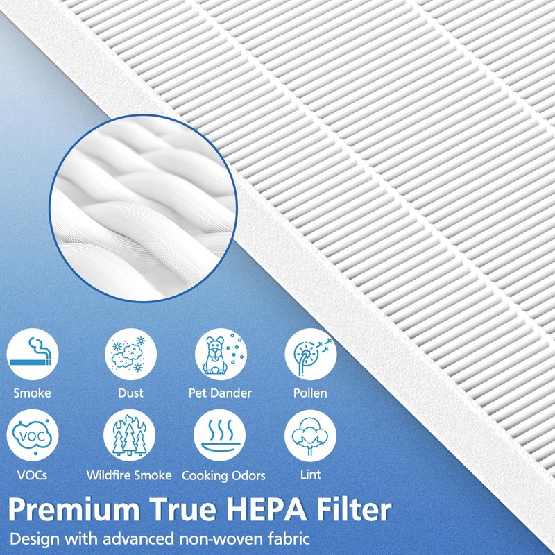 116130 Replacement Filter H Compatible with Winix 5500-2 Air Purifier