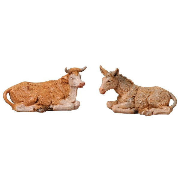 Fontanini 3-1/2-Inch Ox and Donkey Set, Nativity Addition