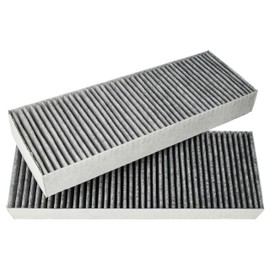 vhbw 2x Filter Activated Carbon Filter Replacement for Bora BAKFS, BAKFS-002 for Stove Extractor System - 34 x 12.2 x 4.25 cm