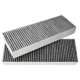 vhbw 2x Filter Activated Carbon Filter Replacement for Bora BAKFS, BAKFS-002 for Stove Extractor System - 34 x 12.2 x 4.25 cm