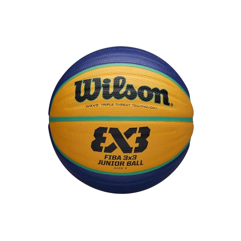 Wilson FIBA 3X3 REPLICA JUNIOR Basketball, Size: 5, Rubber, For
