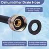 5 Feet Dehumidifier Drain Hose, 3/4 Inch FHT Connection, Brass