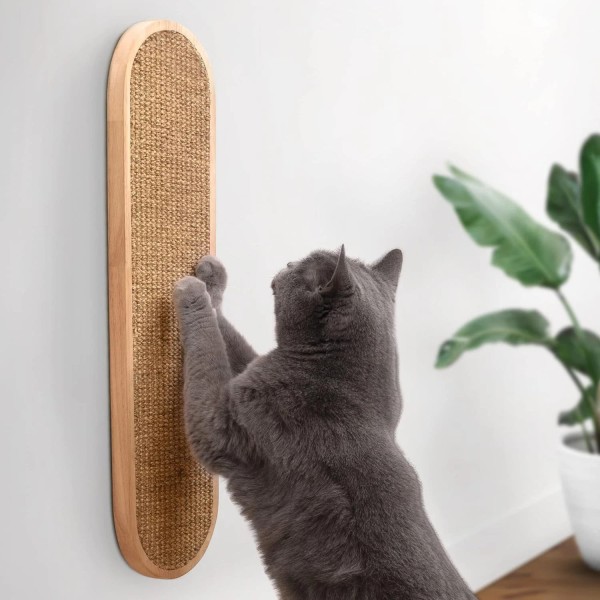 7 Ruby Road Vertical Cat Scratcher Wall Mounted, Sisal Scratching
