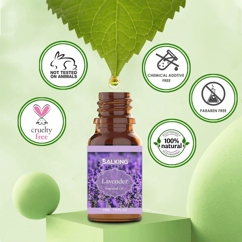 SALKING Floral Essential Oils Set, Premium Pure and Natural Essential Oils,