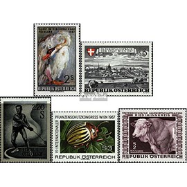 Austria 1240,1241,1242,1243,1244 (Complete.Issue.) unmounted Mint/Never hinged ** MNH 1967 Art, Sports, Agriculture u.A. (Stamps for Collectors) Invertebrates Other (Insects, Snails, Bees…)