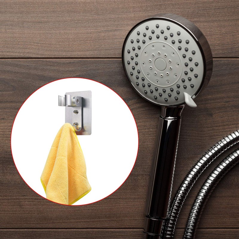CHENGU 2 Pcs Shower Head Holder Strong Adhesive Shower Head