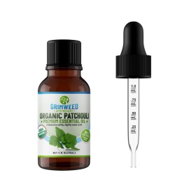 Grimweed Apothecary Organic Patchouli essential oil - 100% Pure and Natural - Free Shipping