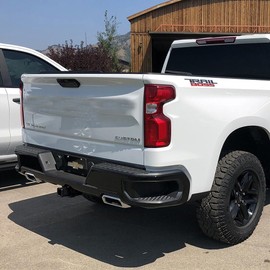 Replacement for 2019-2023 Silverado Rear Tailgate Letter Logo 3D Emblem Badge Sticker Z71 LT LTZ (Redline)