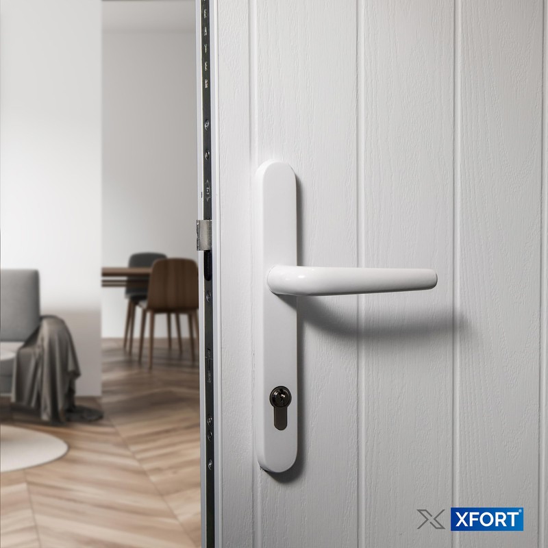 Schlosser Technik Ultra UPVC Door Handle Sprung 92PZ 210mm Screw
