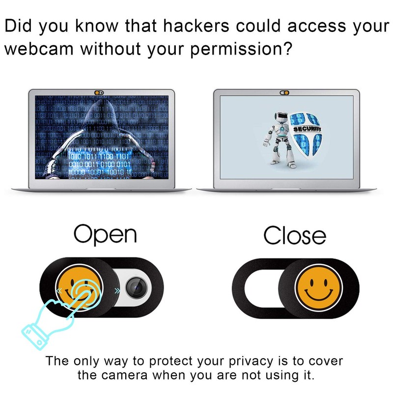 SIREG Webcam Cover Ultra Thin - Web Camera Cover fits