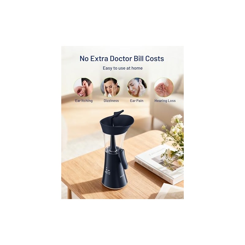Upgraded Ear Wax Removal Kit, Manual Ear Cleaner, Effort-Saving Button,