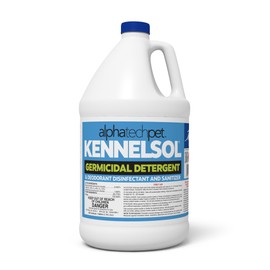 ATP KennelSol 1-Step Kennel Cleaner - 1 Gallon Liquid Disinfectant, Effective Against Bacteria and Viruses, Deodorizer Wintergreen Scent by Alpha Tech Pet