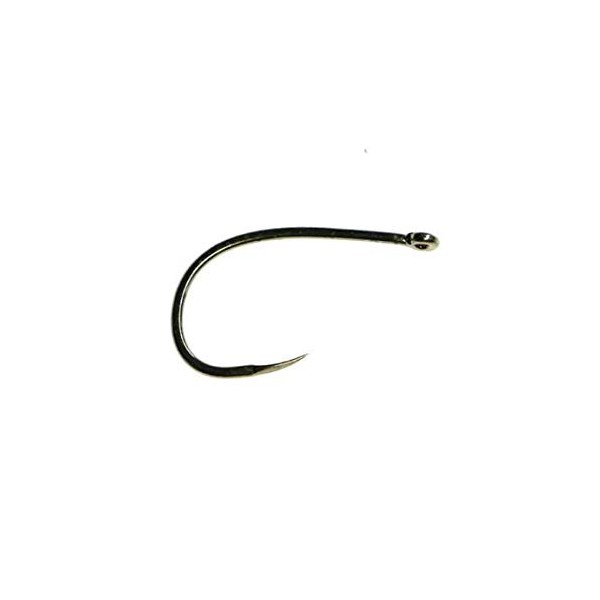Rudder 2499 SPBL Barbless Nymph Round Fly Hook Dry Fly Forged (Size 16-100 Pack)