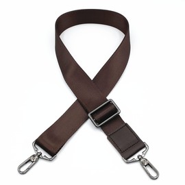 Hikaru.G Shoulder Belt, Shoulder Strap, Replacement, Thick, 1.5 inches (3.8 cm), Lightweight, Replacement Belt for Bags, Single Item, Men's Business, Braun