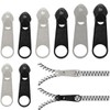 XPEX Pack of 6 Zip Slider Replacement, Zip Repair Kit,