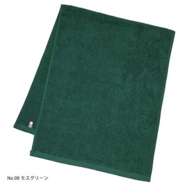 Imabari Towels, Commercial Use, Face Towels, Set of 3, M Color, 13.4 x 33.9 inches (34 x 86 cm), For Beauty Salons, 100 Colors, Lightweight, Thin (No.08 Moss Green) mc-ft3