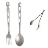 Dawn Deer Titanium Fork & Spoon Set - Camping Tongs