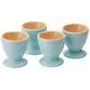 Chasseur La Cuisson Egg Cup 4-Piece Set, Duck Egg Blue