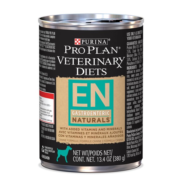 Purina Pro Plan Veterinary Diets EN Gastroenteric Naturals Canine Formula Wet Dog Food - (12) 13.4 oz. Cans