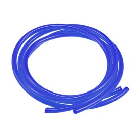 VekAuto 2 Pcs Fuel Vent Line Hose, 0.2"x39" 5mm x 1m Gas Line Petrol Hose Tube Universal for ATV Dirt Bike Go Kart Durable Polyurethane Blue