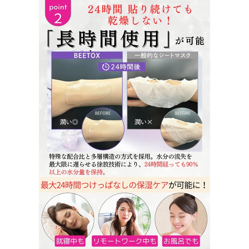 BEETOX Matrix Gel Patch (for Eyes), 24 Hour Hydration, 3D