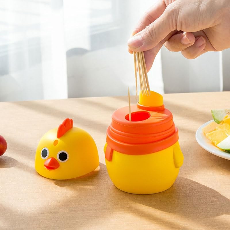 Toothpick Box Chick Toothpick Box Push Type Automatic Pop Up