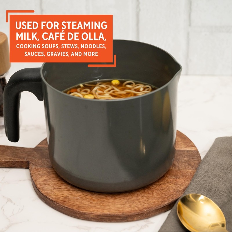 IMUSA PFAS Free 1.8 Qt Ceramic Nonstick Milk Pot with