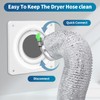 90 Degree Dryer Vent Connector Kit, Dryer Vent Elbow, Space