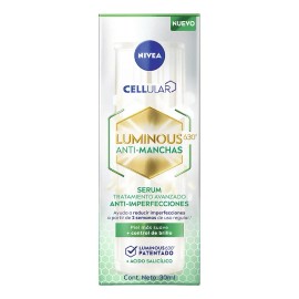 Nivea Luminous 630 Sérum Antimanchas Antiacné, Uso Día y Noche, Piel Grasa, 30ml