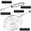 Anaeat Stainless Steel Spider Strainer Skimmer - Solid Kitchen Strainer