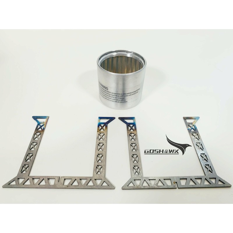 Goshawk Capillary Hoop Stove & Titanium Alloy Base for Outdoor