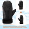 Men Winter Mittens Shearling Sheepskin Mittens Warm Fur Lined Mittens