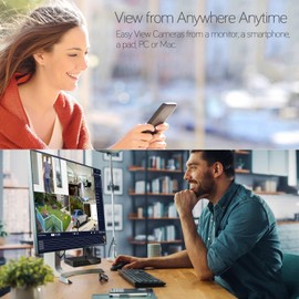 XMARTO 4MP QHD Wireless PTZ Solar Security Camera Outdoor/Indoor for Homes, WiFi 6 5G Dual Band, Wire-Free Easy Installation, No Monthly Fee (Wall/Ceiling/Corner/Tree/Pole Mount, SDK4034 2-Pack)