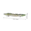 Kisangel Blood Slot Hook Bionic Bait Fishing Lure Realistic Loach
